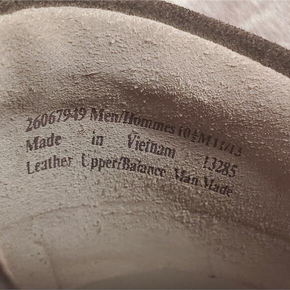 Clarks denner motion men\'s suede shoes grey size 10.5